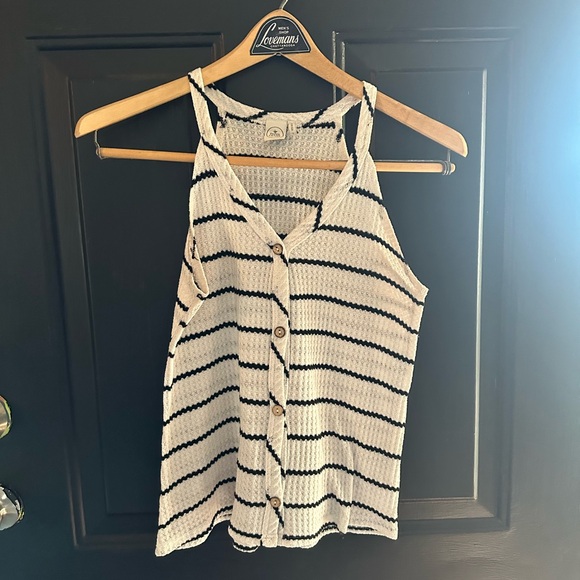 Paper Crane Sleeveless Striped Waffle Knot Tie
Bottom Top Size XS - Picture 3 of 5
